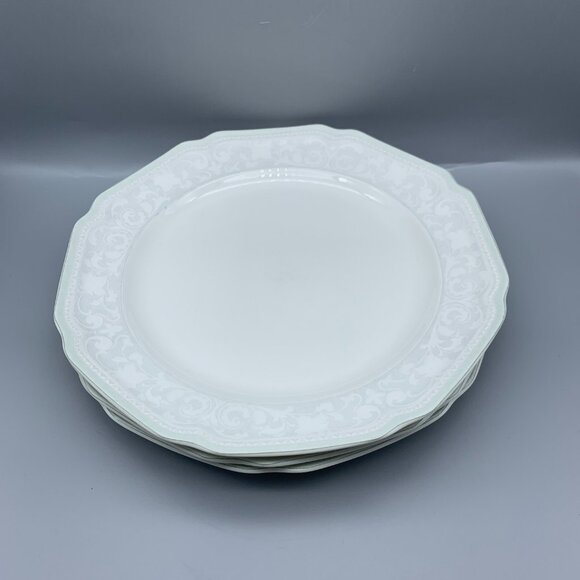 Set of 3 Mikasa 10 3/4" Ultima China Dinner Plates SABRINA Pattern - Picture 8 of 10